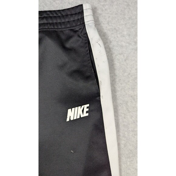 Nike Men Pants Medium‎ Sweatpants Athletic Vintage Track Spellout Zip Hems - Picture 14 of 16